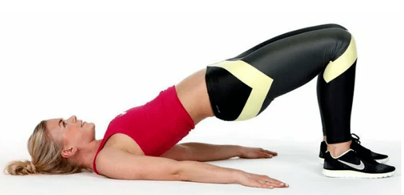 Increase in hips that lie