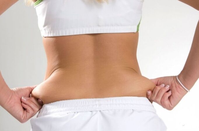 Fat on the stomach and the sides